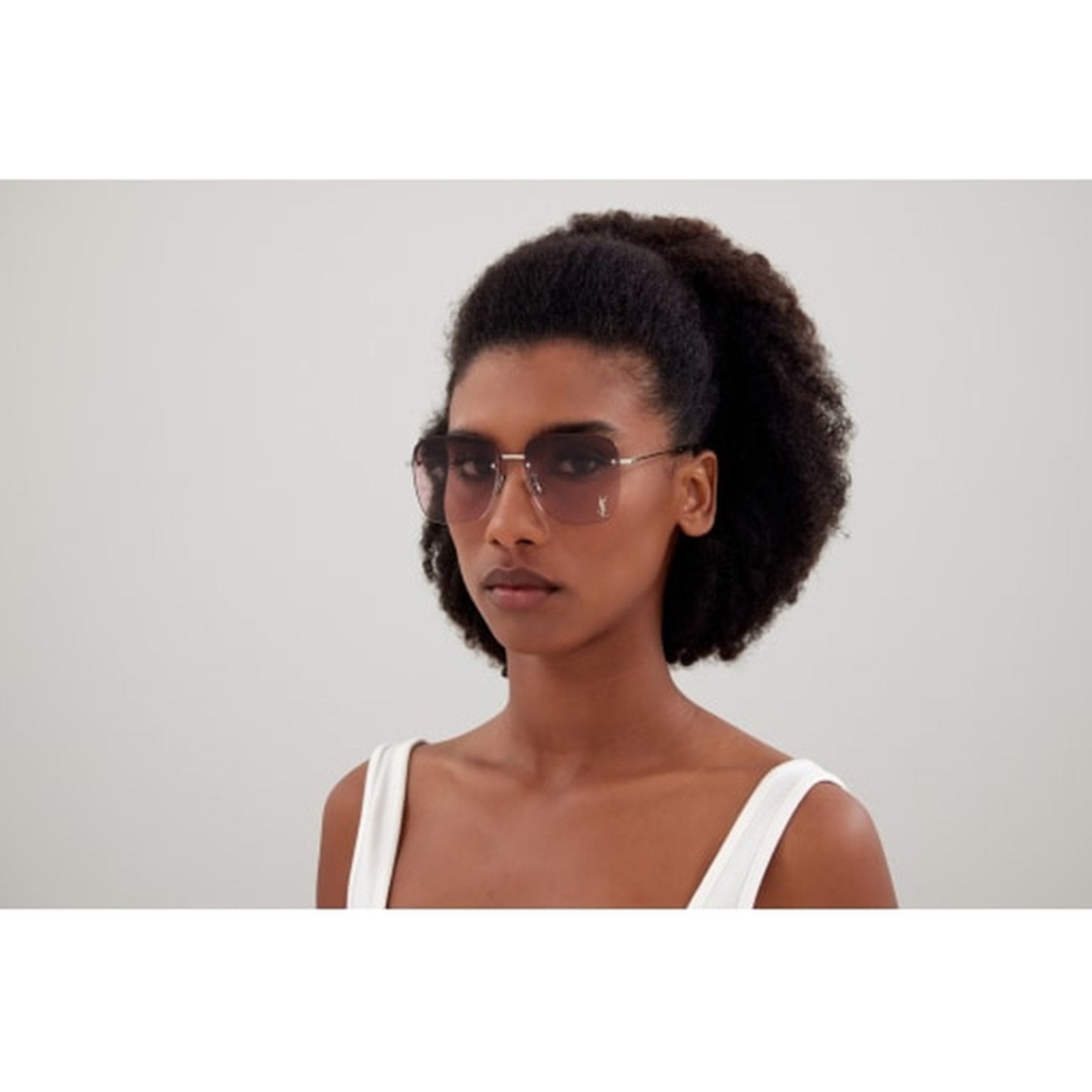 Gafas de Sol Saint Laurent SL 312 M-011 de Metal Mujer 58 mm