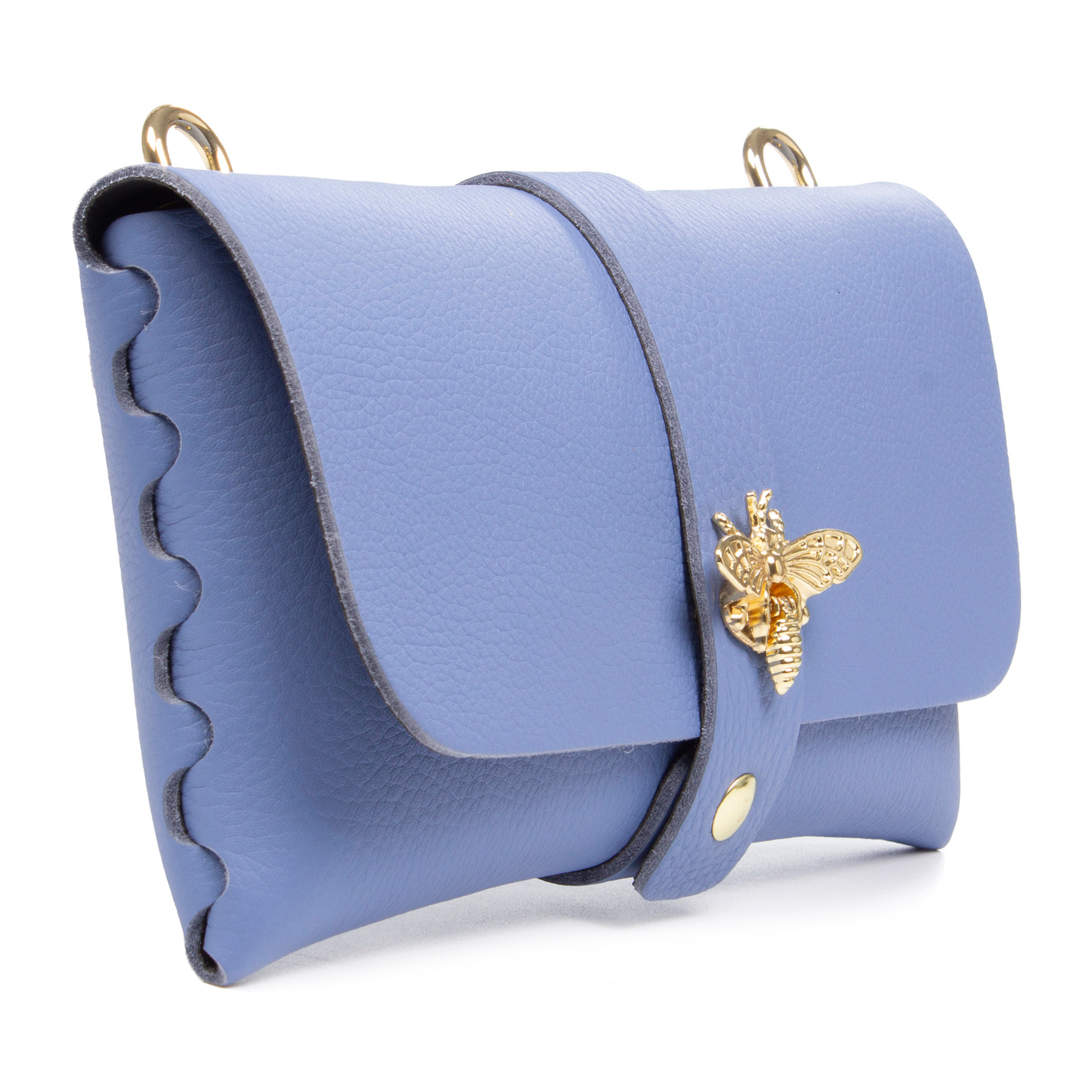 Borsa a tracolla da donna Amaseno. Vera pelle Dollaro.