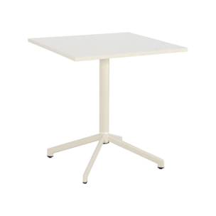 Table de jardin bistrot carrée pliante acier 2 places intérieur/extérieur  CHIARA