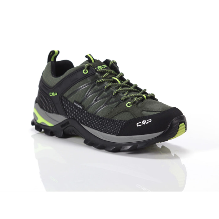 Sneakers CMP Rigel Low Trekking Wp Jungle Yellow Fluo Verde