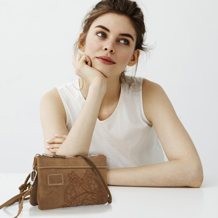 Cartera De Mano Mujer Sint Lois Marcy Marron