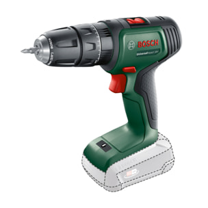 Perceuse à percussion sans-fil UniversalImpact 18V - BOSCH - Sans batterie, ni chargeur - 06039D4108
