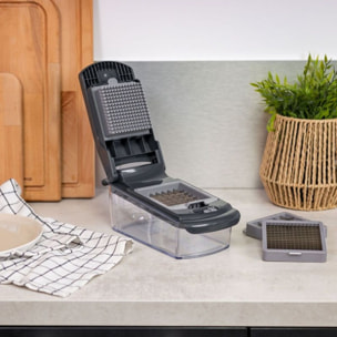 Mandoline ESSENTIELB Multifonction avec bac récupérateur