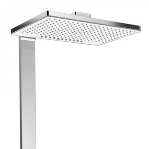 Colonne de douche 460 avec mitigeur thermostatique blanc/chromé Rainmaker Select