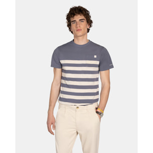 CAMISETA STRIPE POCKET