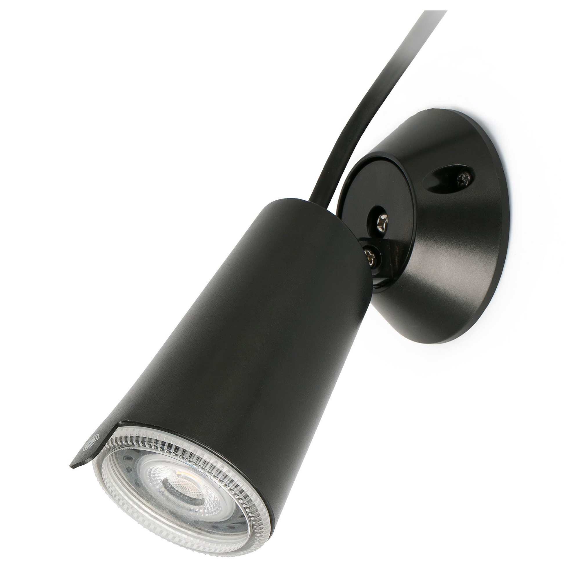 TONI Lampe applique avec piquet noir