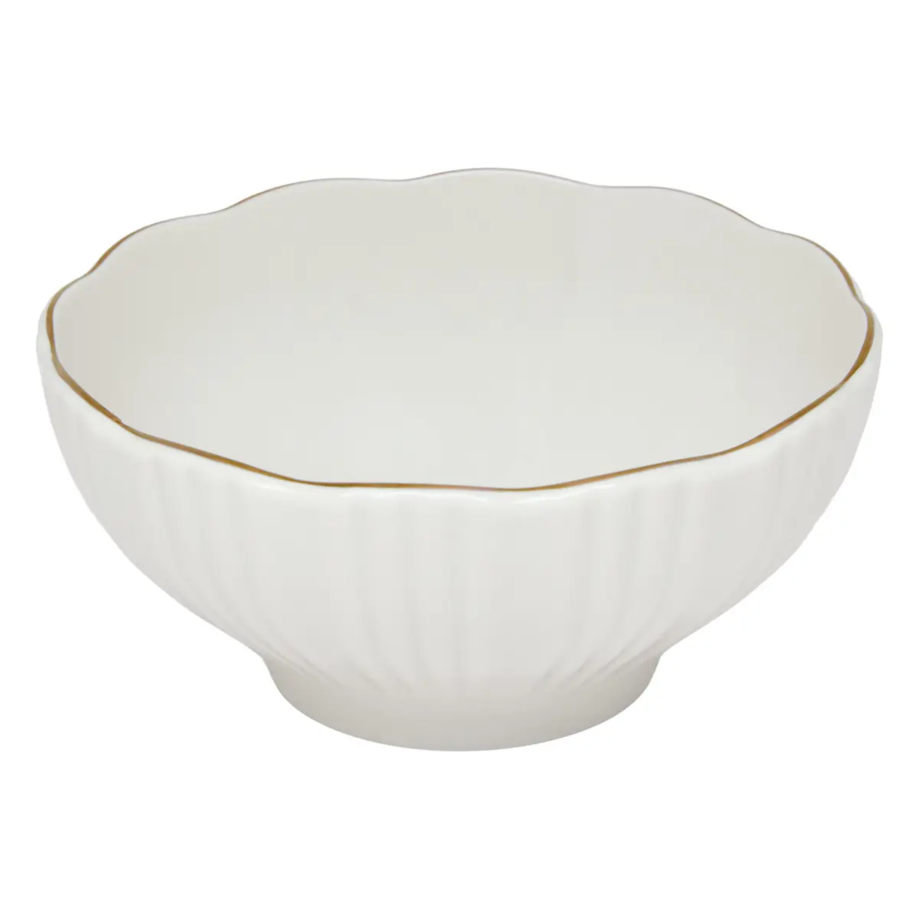 Bol Daphné D.15cm blanc