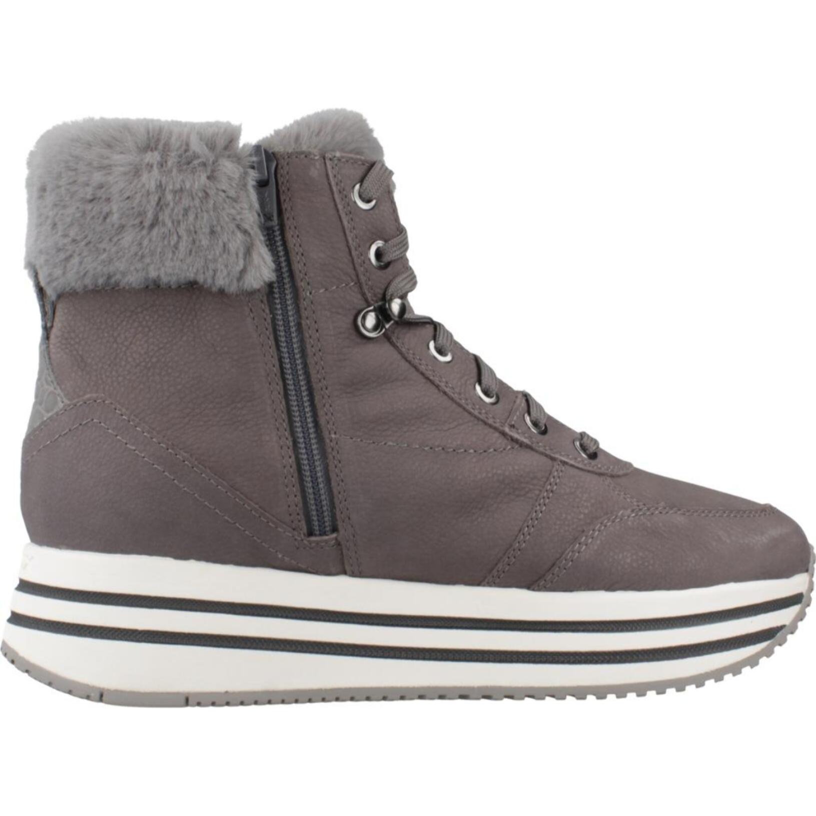 Botines Mujer de la marca GEOX  modelo D KENCY GRIS