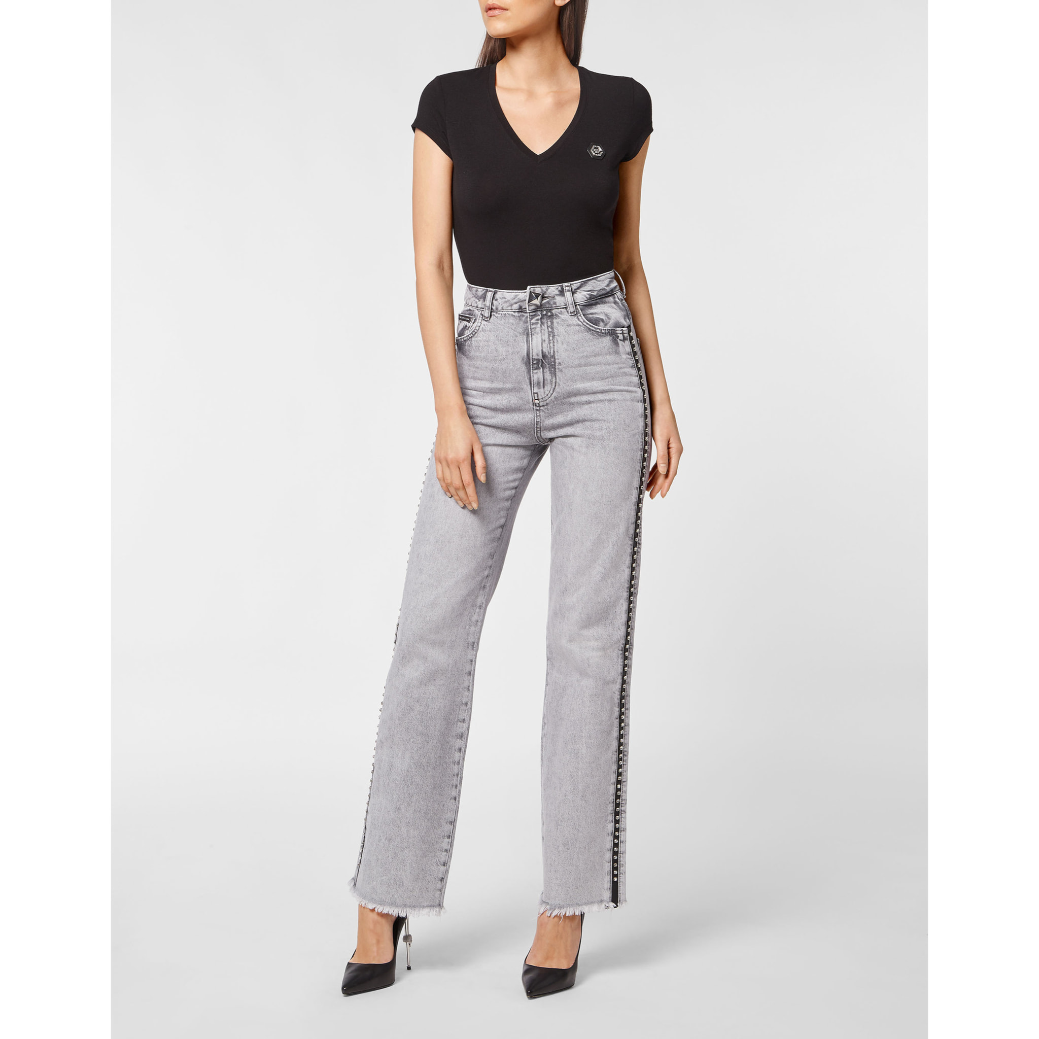 PHILIPP PLEIN Wide-leg jeans