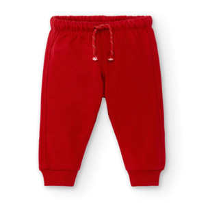 Pantaloni Da Jogging Rosso Bambino