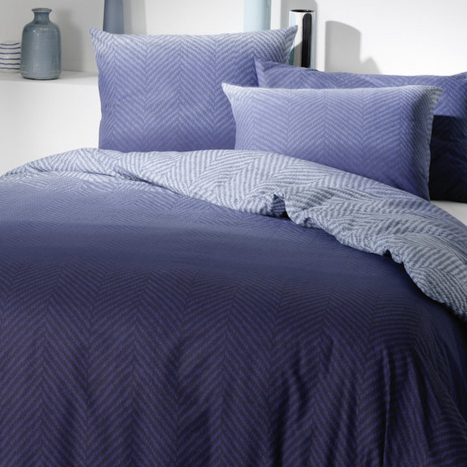 Taie d'oreiller 100%coton 57fils henri