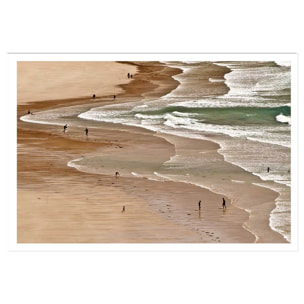 Poster bonheur vacances à la mer Affiche seule