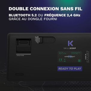 Clavier gamer sans fil SKILLKORP K20 Ultimate