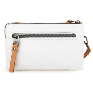 Cartera De Mano Triple Skpat Galatea Blanco