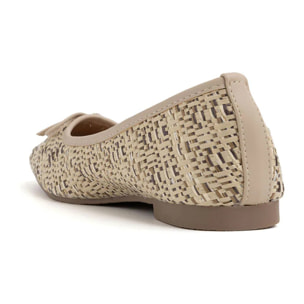 Ballerina con fiocco - KHAKI