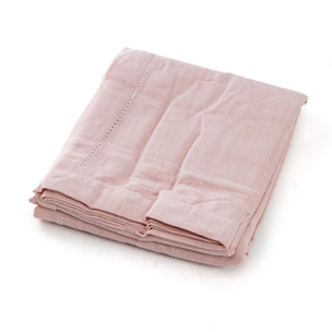 Tovaglia in cotone ajour elegante e versatile, tessuto morbido e resistente, ideale per tavola quotidiana e occasioni formali, design raffinato e discreto, facile da lavare e stirare, certificata sicura per uso domestico