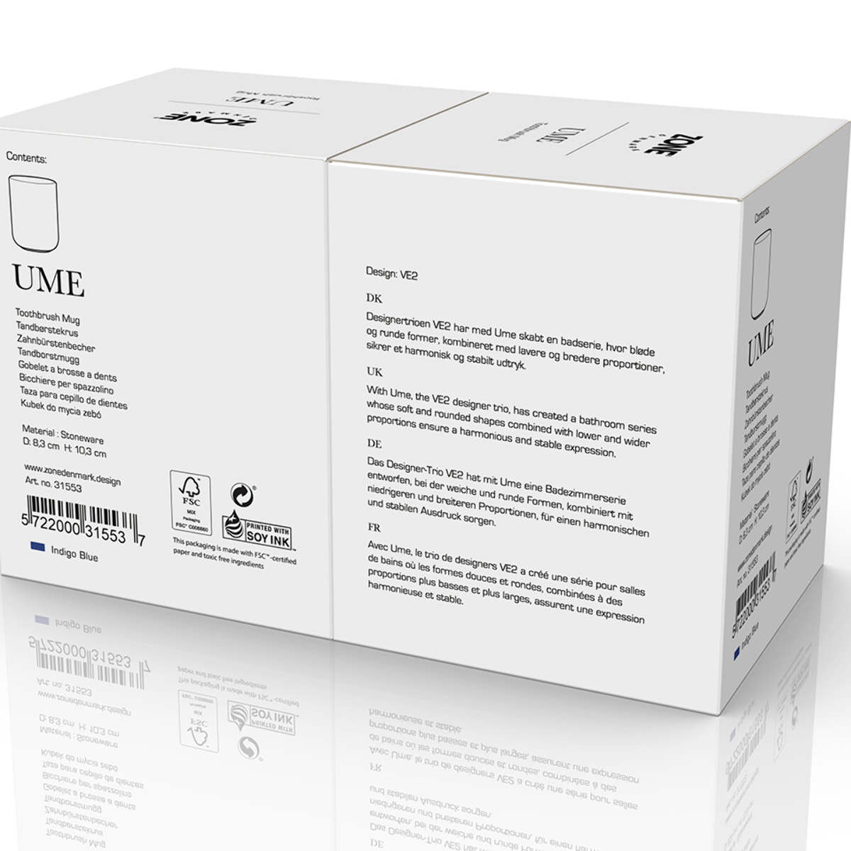 Gobelet pour brosse à dents Ume