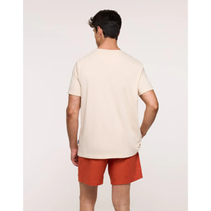 Camiseta Manga Corta Beige - Hunnam