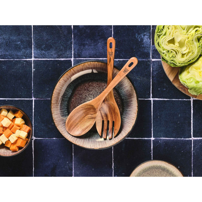 Couverts à salade en bois d'acacia ESKIL