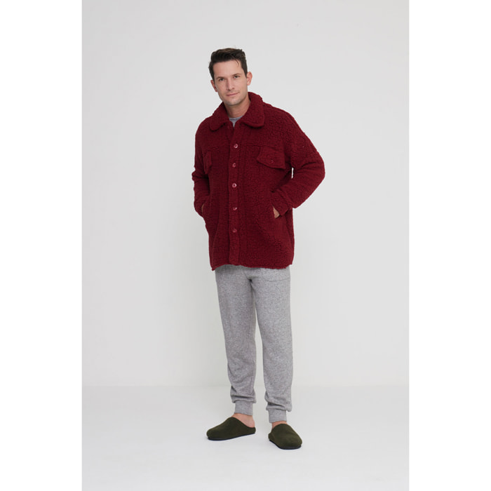 Giacca uomo monty in eco pelliccia con bottoni Noidinotte