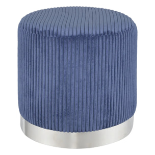Pouf Sylia bleu encre