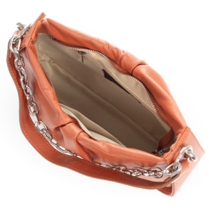 Armungia bolso de mano mujer. Piel Sauvage auténtica.