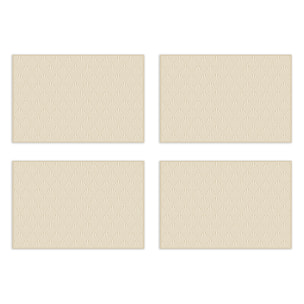 VINILIKO, set de 4 individuales de mesa Art-decó floral beige 4u-30x45 cm