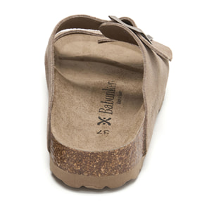 SANDALIA BABUNKERS MARRON