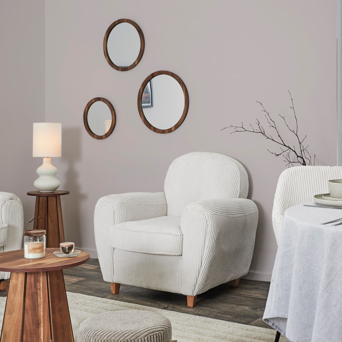 Fauteuil Club Cotele Scott Beige M1