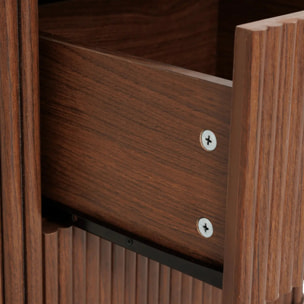 Table de chevet Wany marron 45x40cm