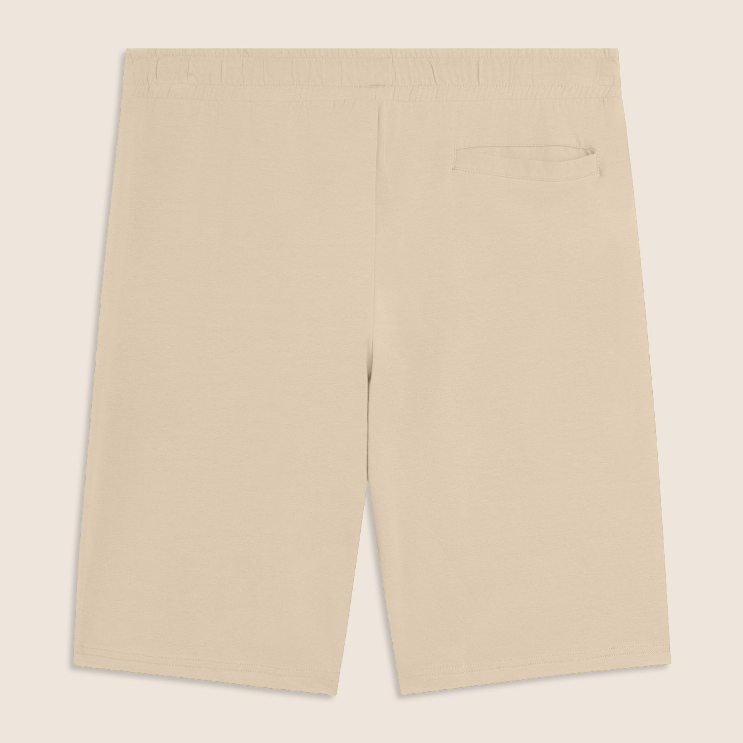 Pantaloni corti in jersey stretch con taschino