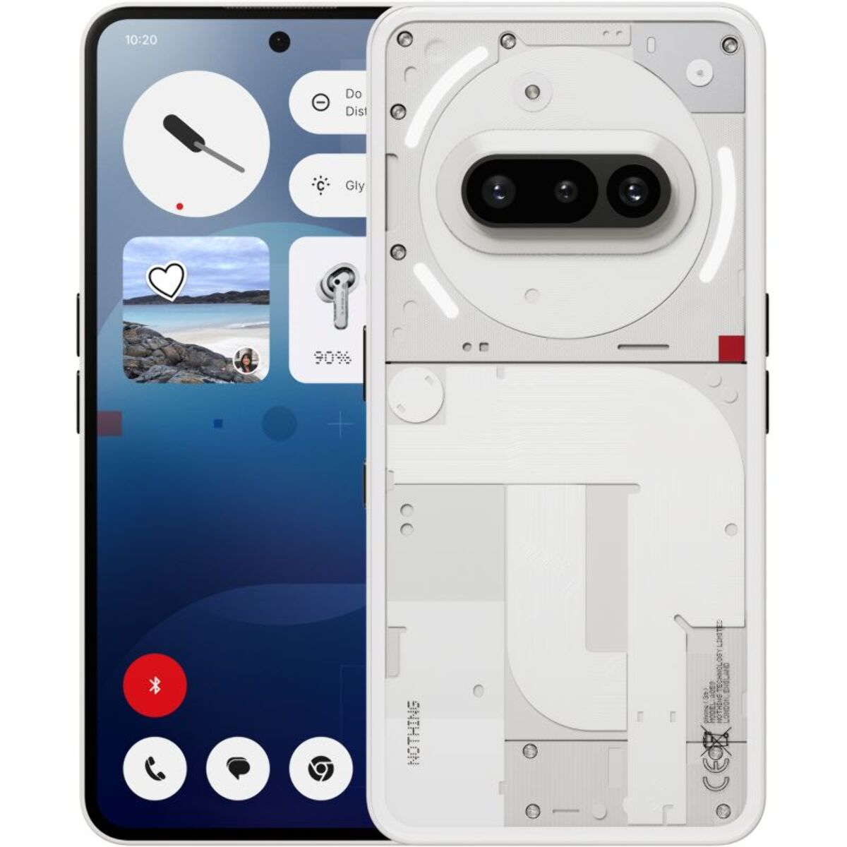 Smartphone NOTHING Phone (3a) Blanc 128Go