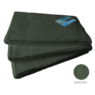Set salvietta 3 pezzi 60x110 cm muschio