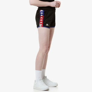 Kappa - Pantaloncini Donna Nero - 222 BANDA LOSILLEGT