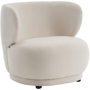 Fauteuil en velours - ESTER