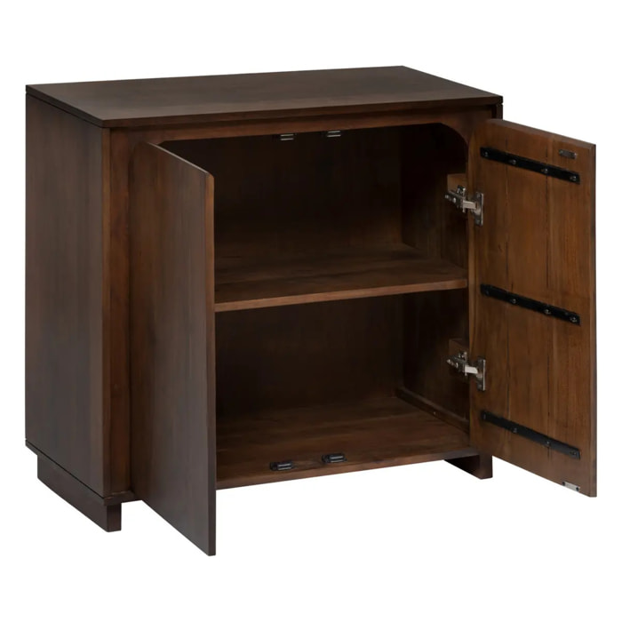 Buffet 2 portes Isana acacia 85x80cm