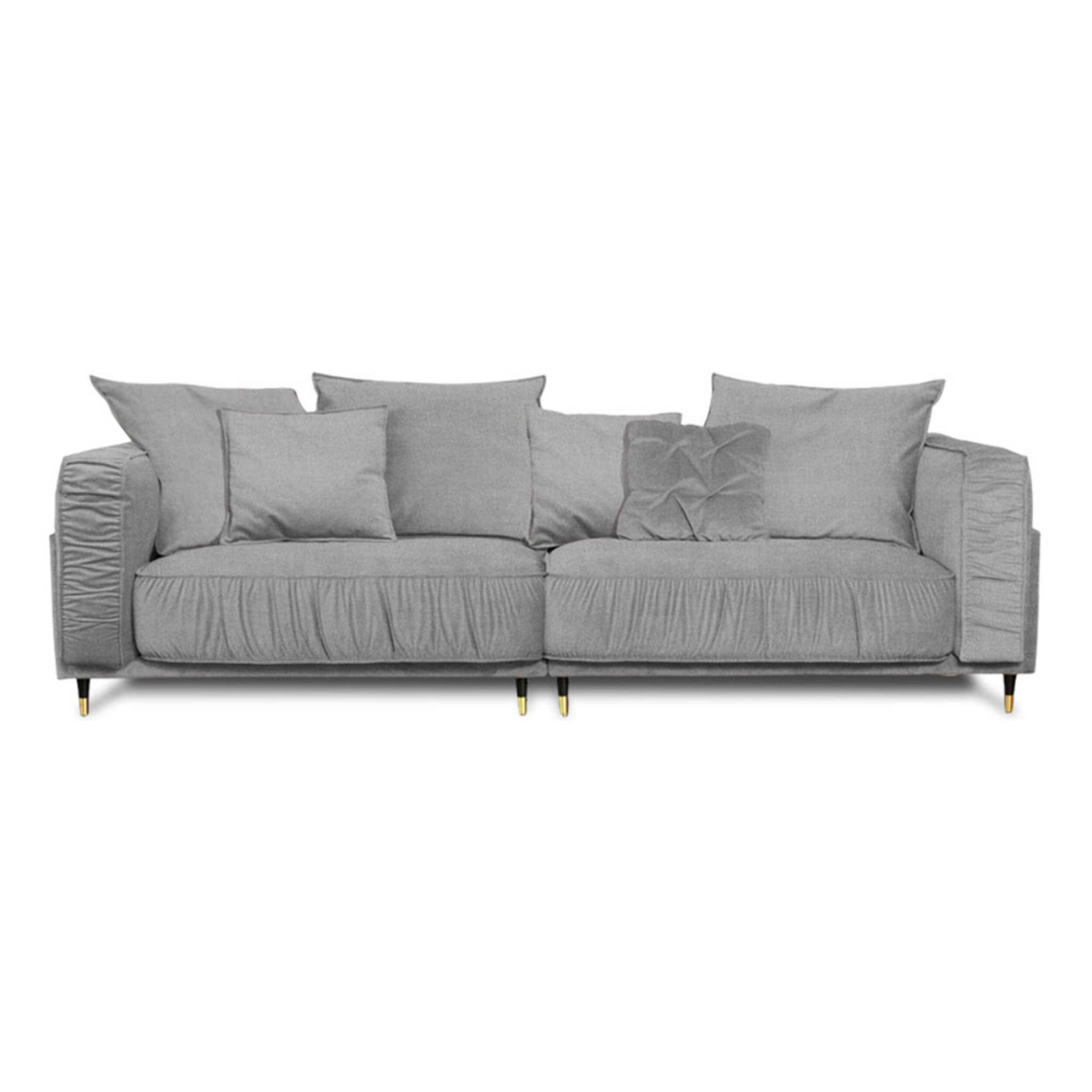 Canapé Droit Velours Fiorenzo - 4 places