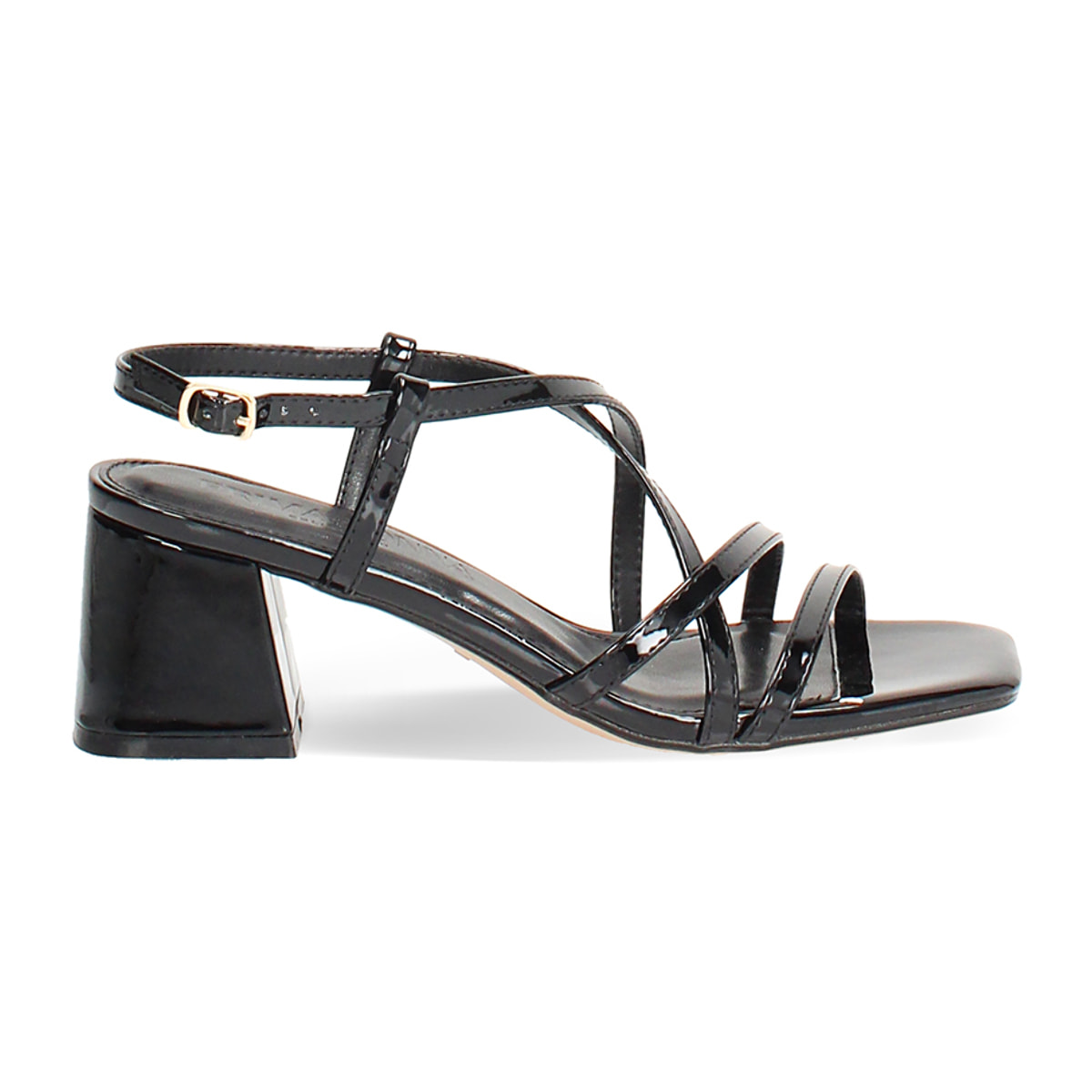 Sandali neri tacco 5,5 cm