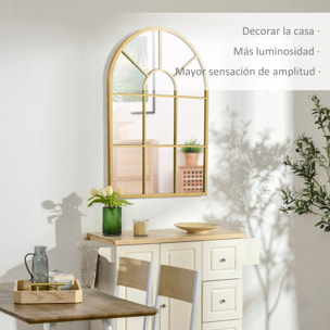 Espejo Decorativo de Pared 50x70 cm Espejo de Ventana para Salón Dormitorio