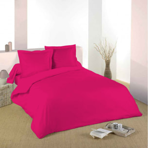 Housse de couette Fushia / 100% Coton / 57 Fils/cm²