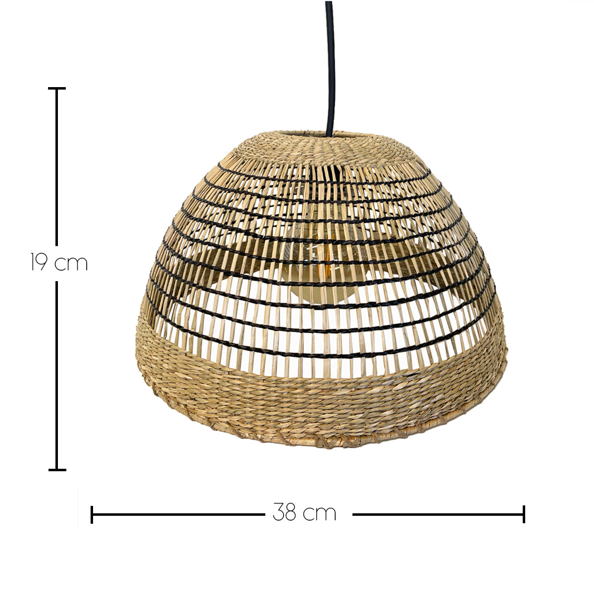 Suspension sans fil CESARE RGB D38CM