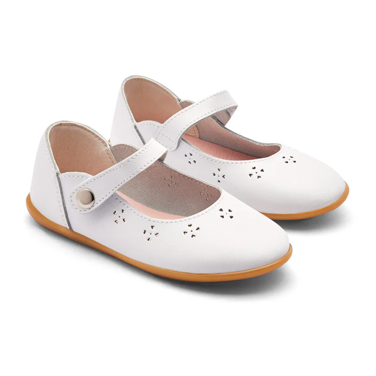 Bailarinas Niña Hebilla Blanco