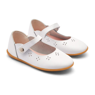 Bailarinas Niña Hebilla Blanco