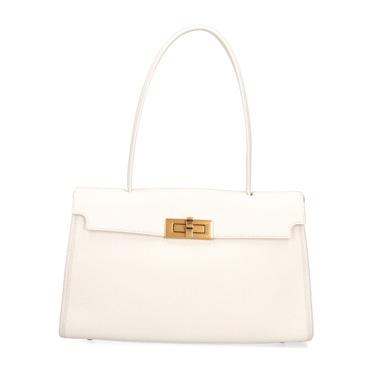 Borsa a mano da donna Made in Italy - Modello Fiorenza Lux - 100% pelle - 33.0 x 20.0 x 9.0 cm