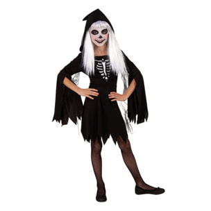 DISFRAZ ESQUELITA ENCAPUCHADA INF