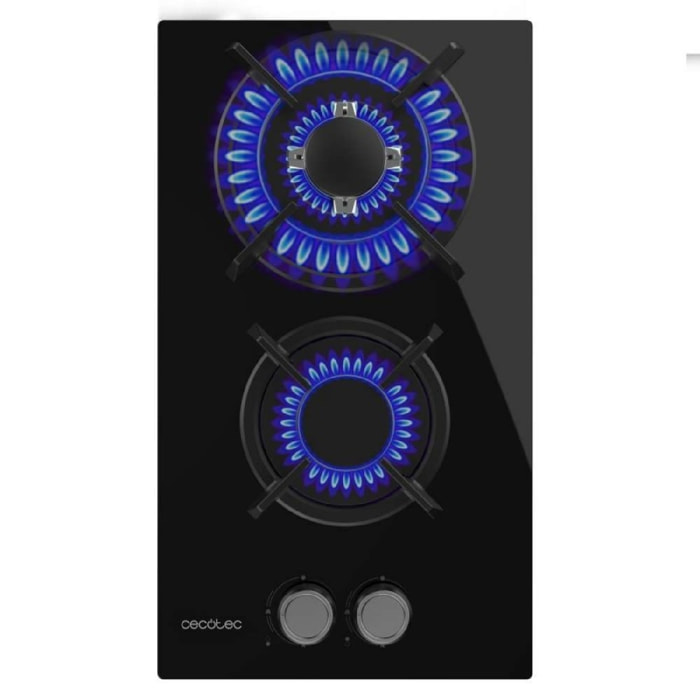 Cecotec Piano di cottura a gas Bolero Squad G 2200S Glass Black