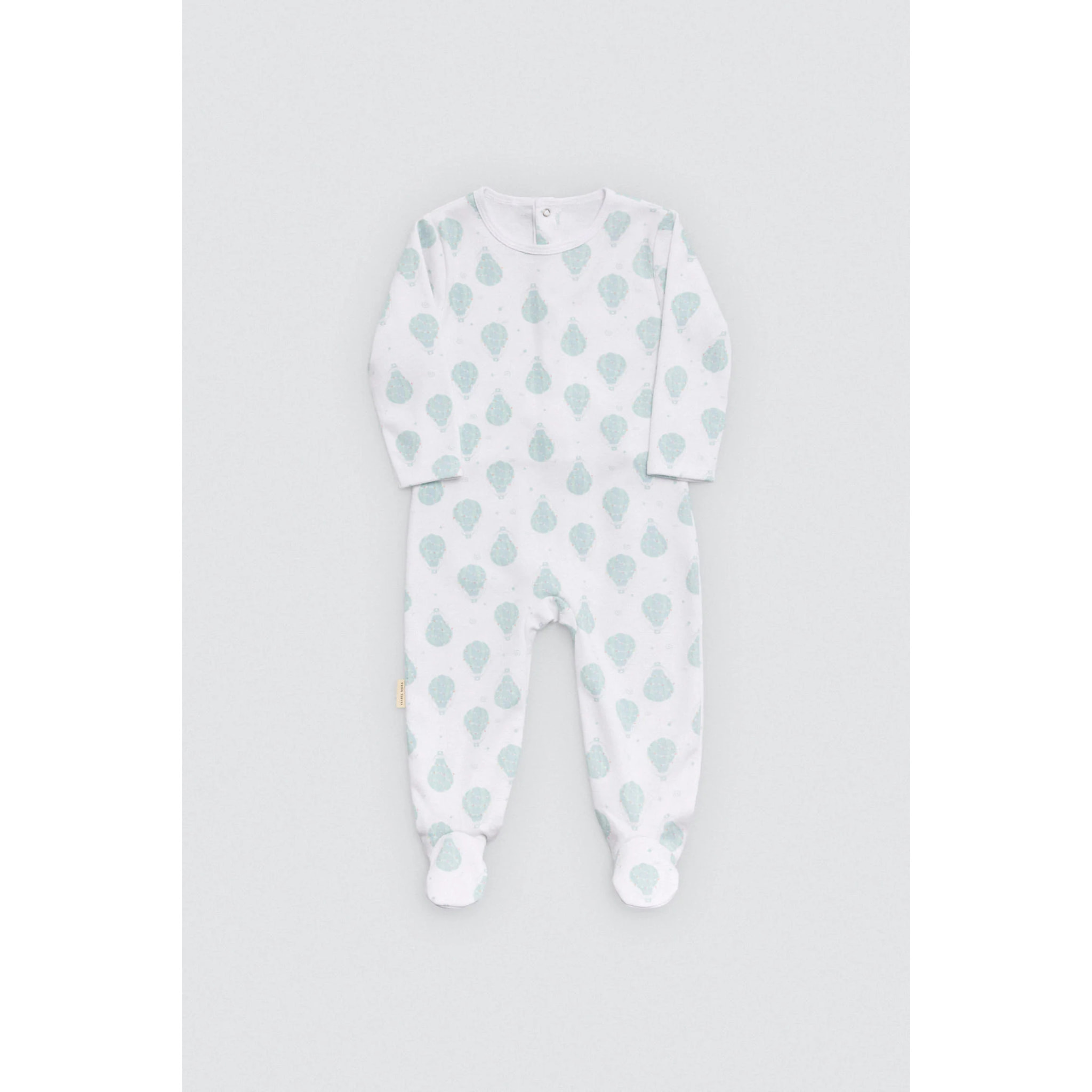 Tutina per neonato a maniche lunghe con stampa a palloncino