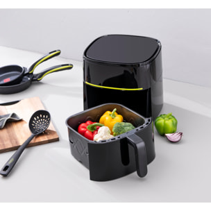 Freidora de aire xtra de 6l y 1500w con 8 programas