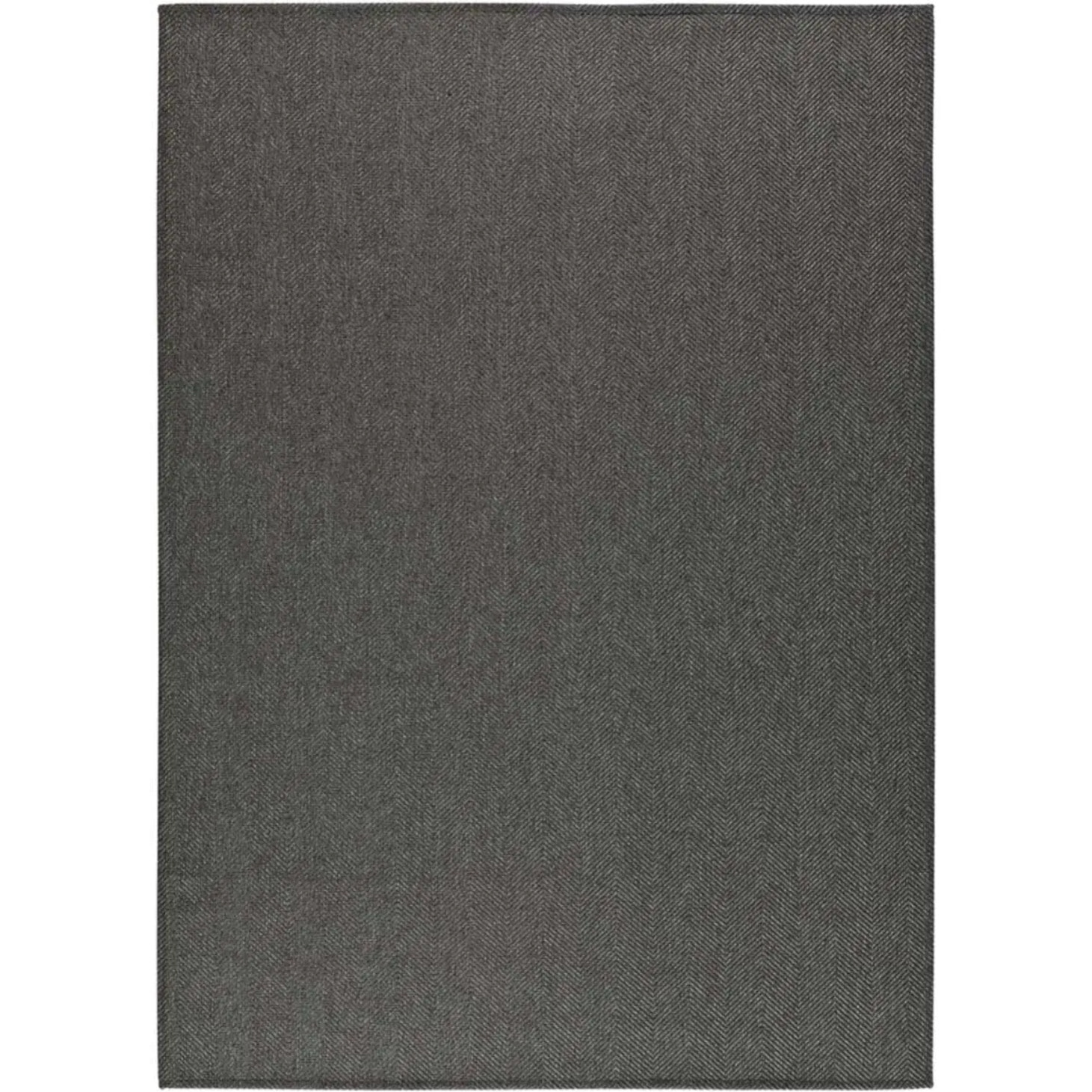 ESPIGA Alfombra lisa lavable en color antracita, varias medidas disponibles