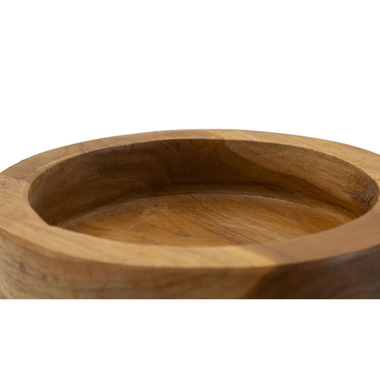 S/TASCHE ERUSI SIMPLE IN TEAK RIC.CM Ø15X9,5 (PEZZI UNICI-NON RIP.IN SERIE)